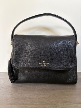 Kate Spade Chester Street Miri Black Pebbled Leather Bag